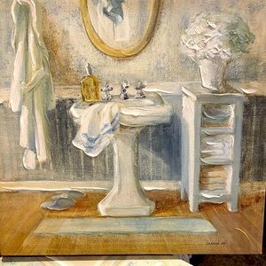 BATHROOM WALL DECOR PICTURE